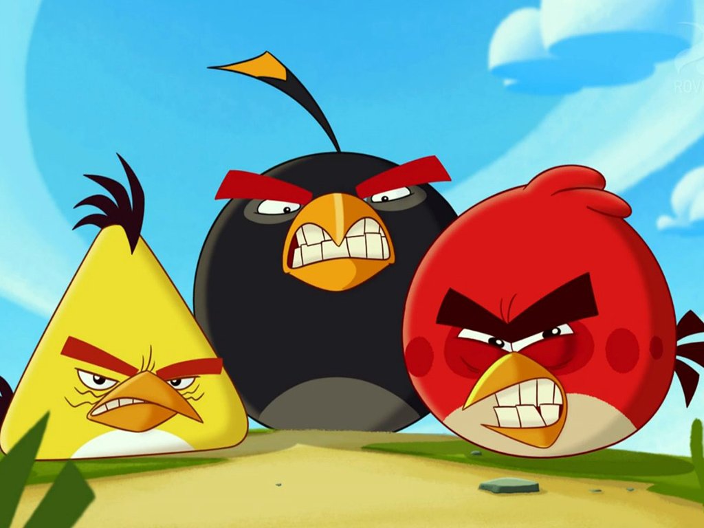 puzzle Angry Birds uśmiech proszę
