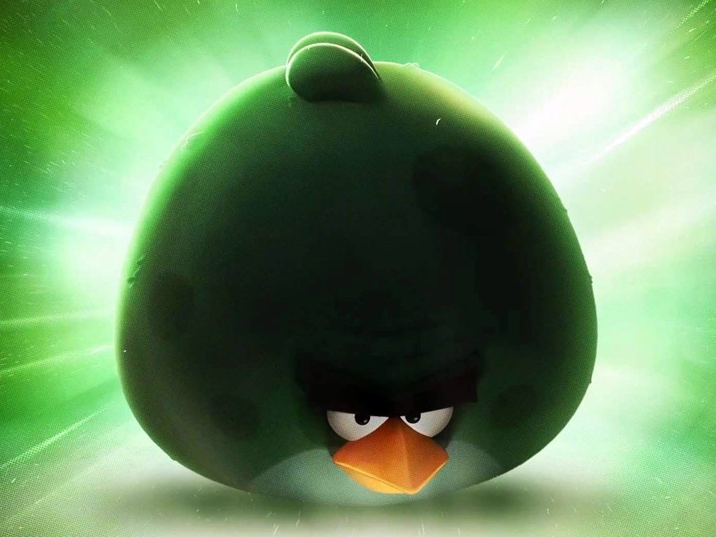 puzzle Angry Birds zielony Terence