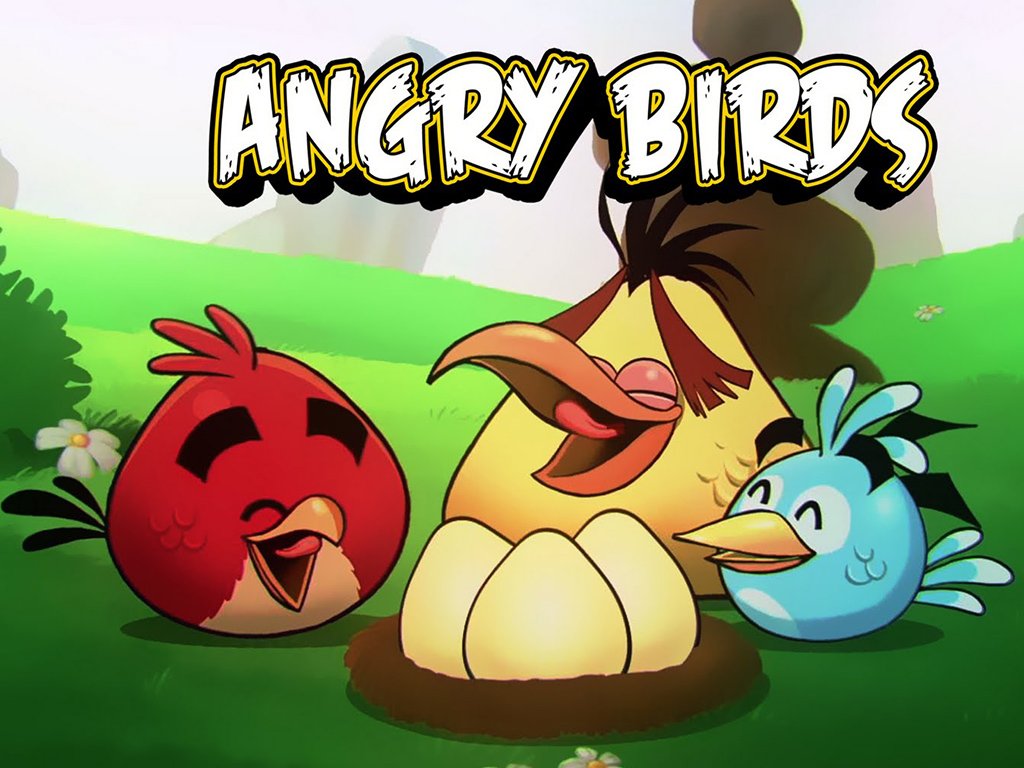 puzzle Angry Birds lubimy się bawić