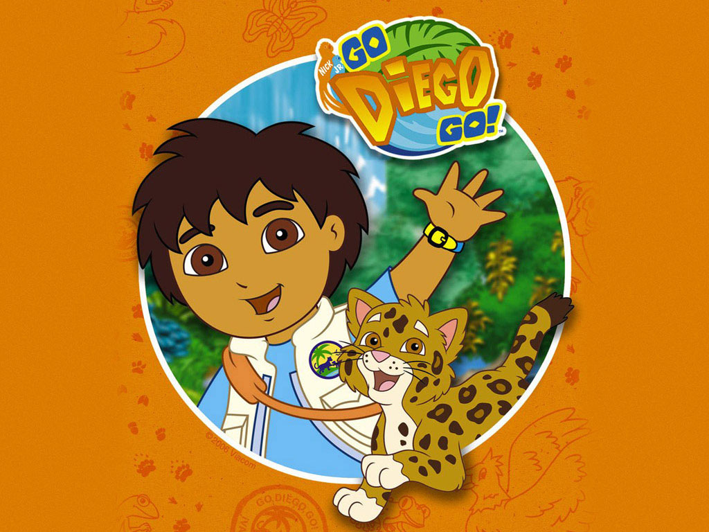 puzzle Diego i Jaguar dla dzieci