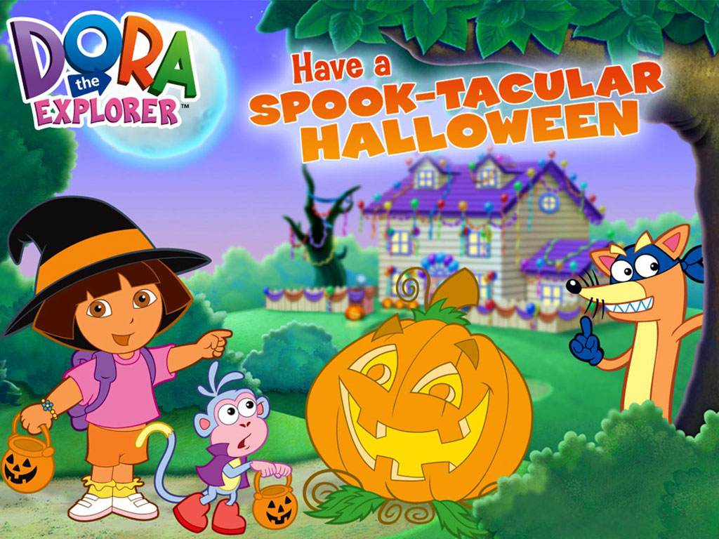 Halloween Dora puzzle online
