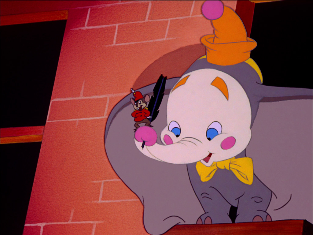 Puzzle Dumbo - szczęśliwe piórko