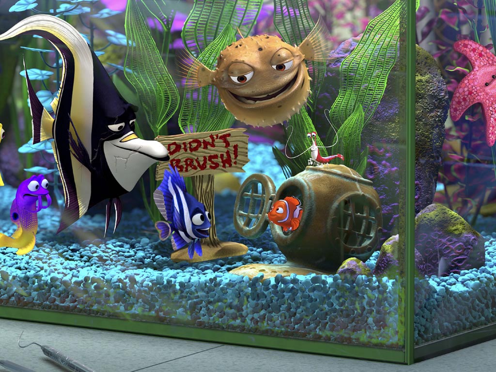 Nemo w akwarium gry puzzle