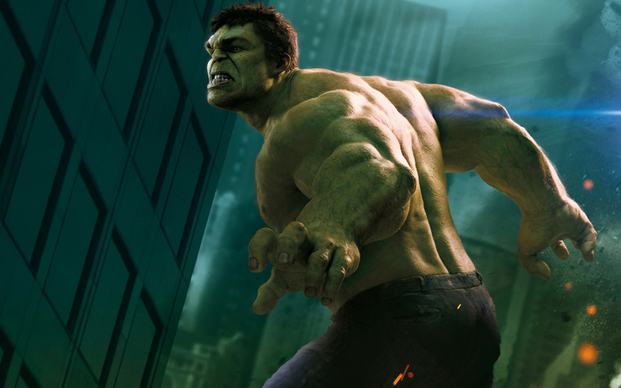 Gry puzzle - Hulk na polu walki