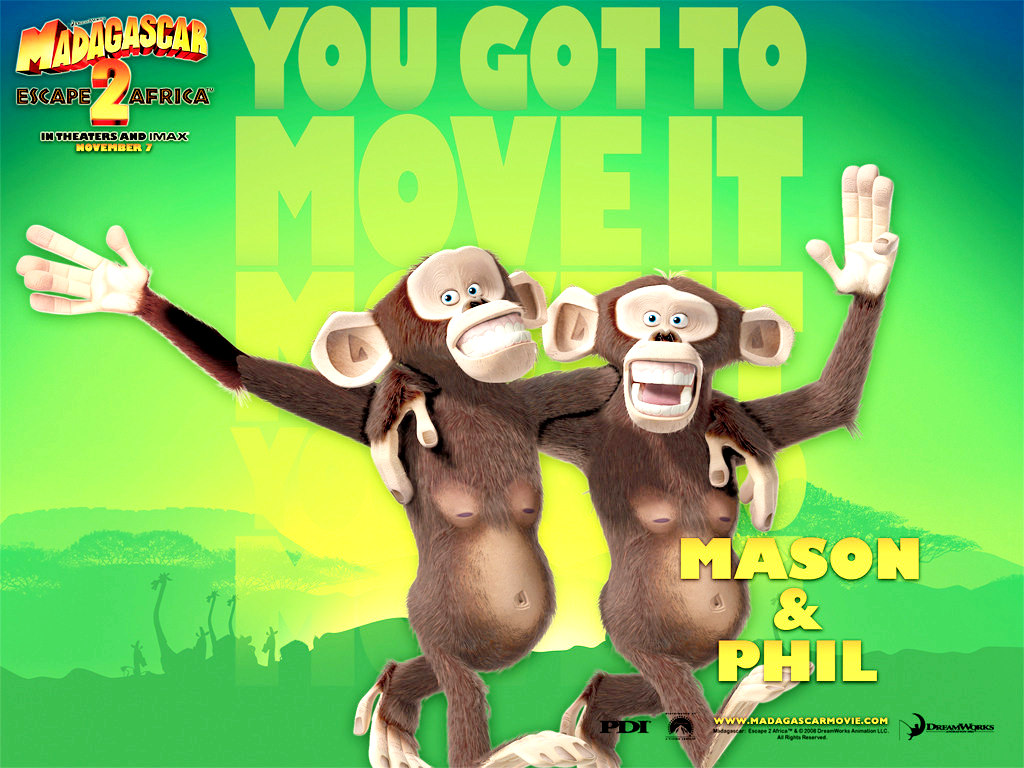 Małpy Madagaskar puzzle online