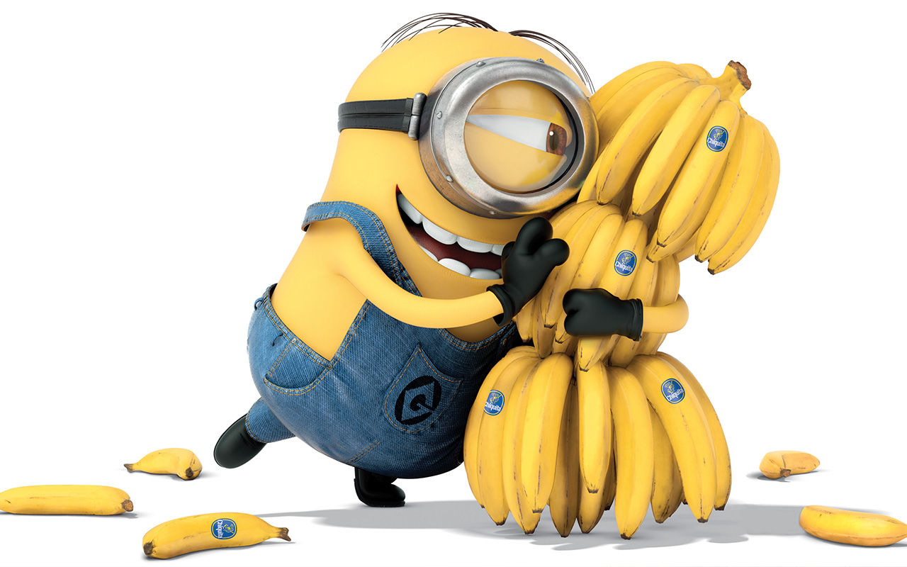 Gry puzzle minionek i wiązka bananów