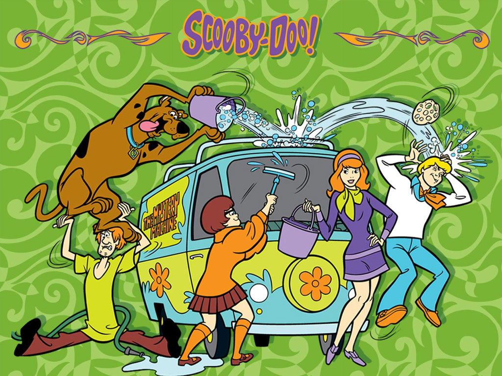puzzle online Scooby Doo Auto