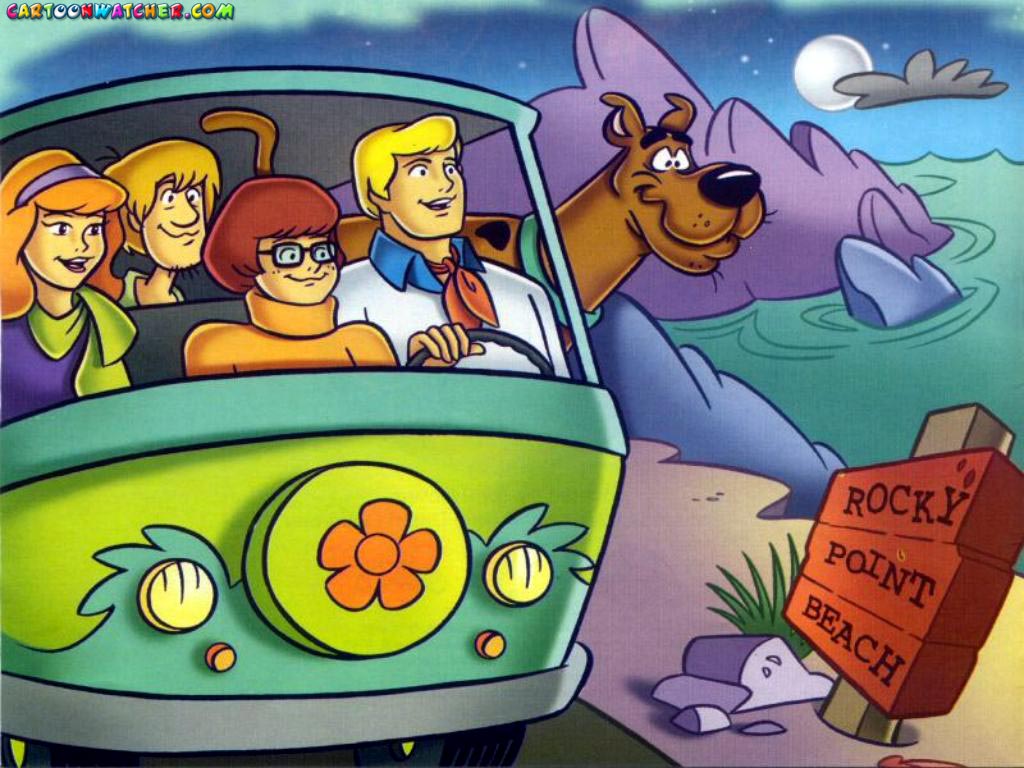 Jazda Busem Scooby puzzle