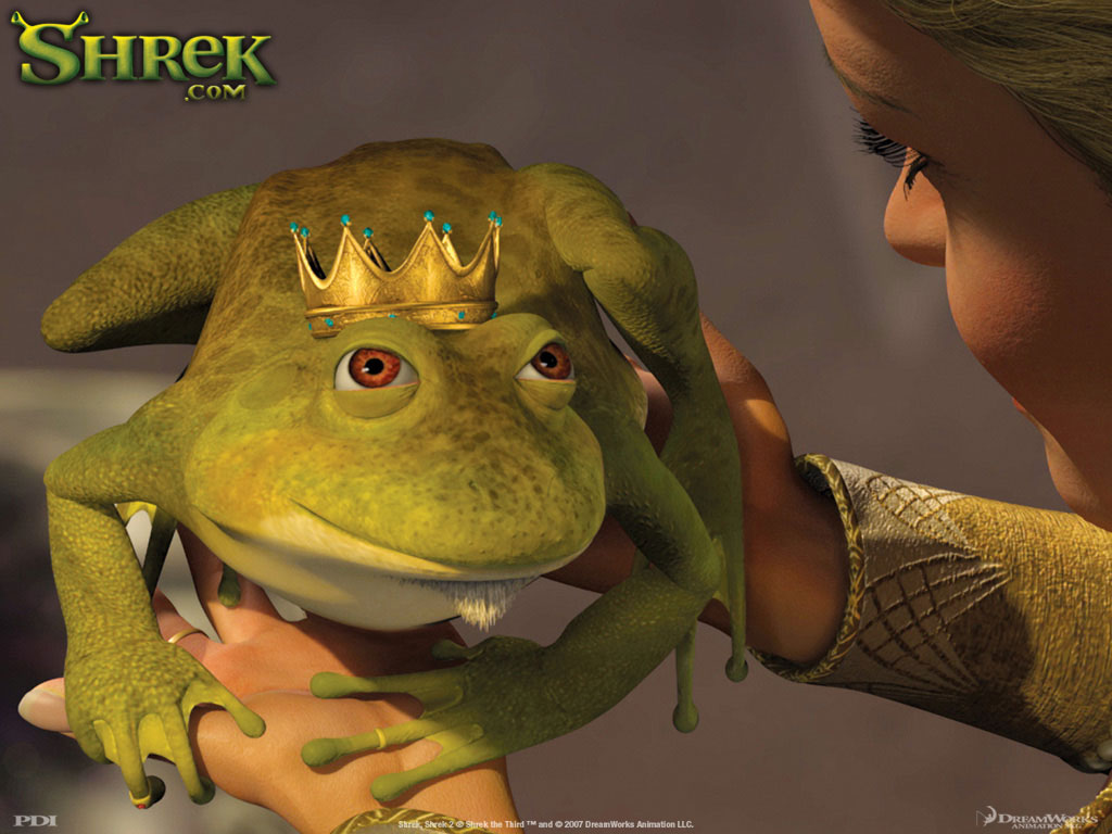Król Żaba Shrek puzzle online