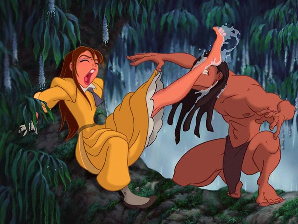 gry puzzle z bajki o Tarzanie i Jane nr 74