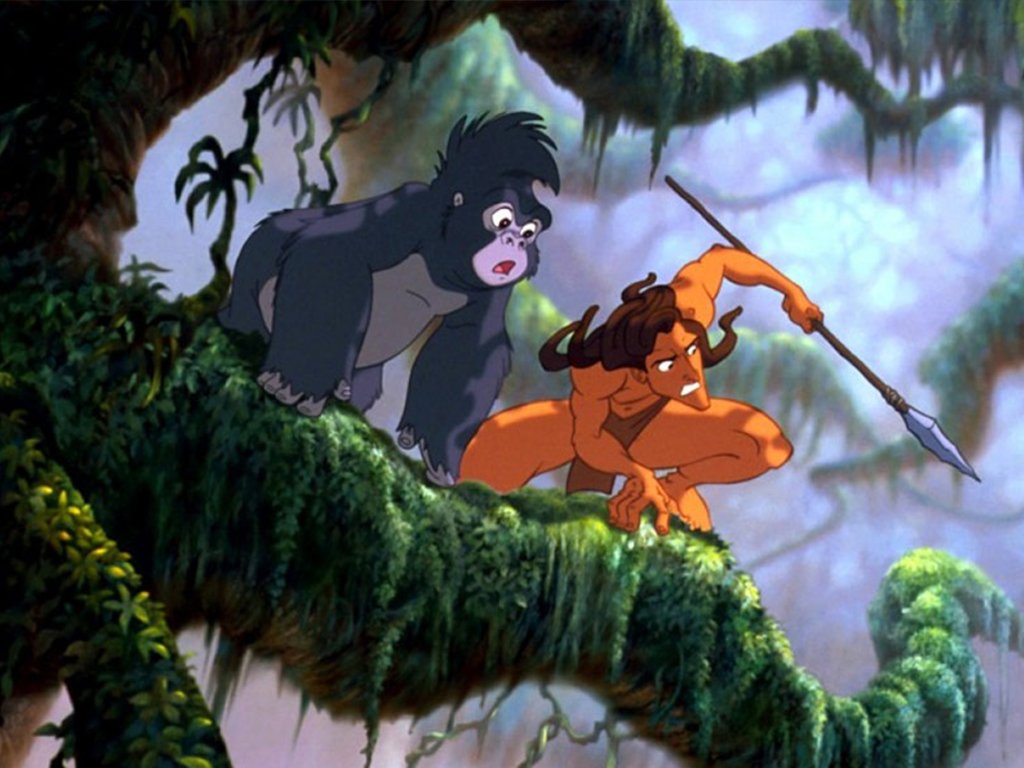 puzzle z bajki o Tarzanie i Jane nr 75