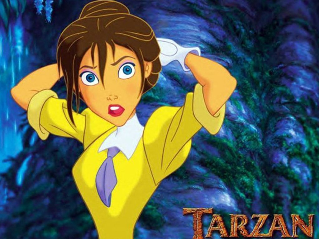 puzzle z bajki o Tarzanie i Jane nr 81