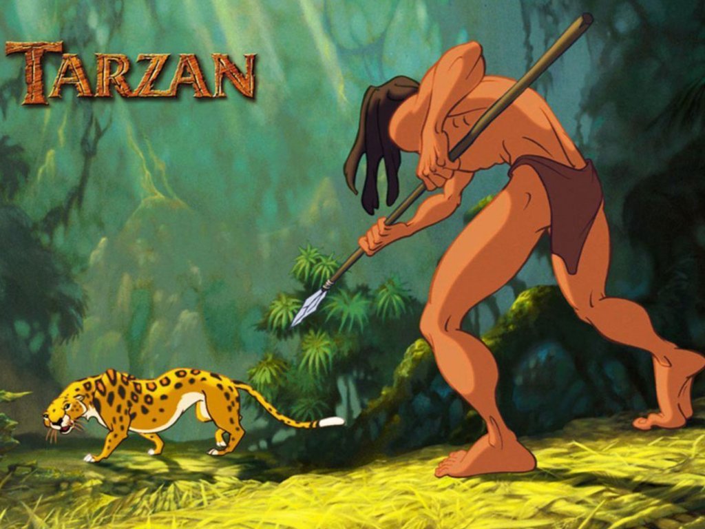 puzzle z bajki o Tarzanie i Jane nr 91