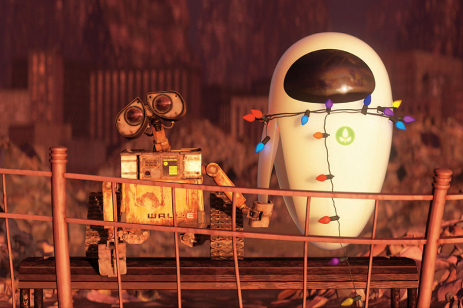 puzzle online Wall-e Eve