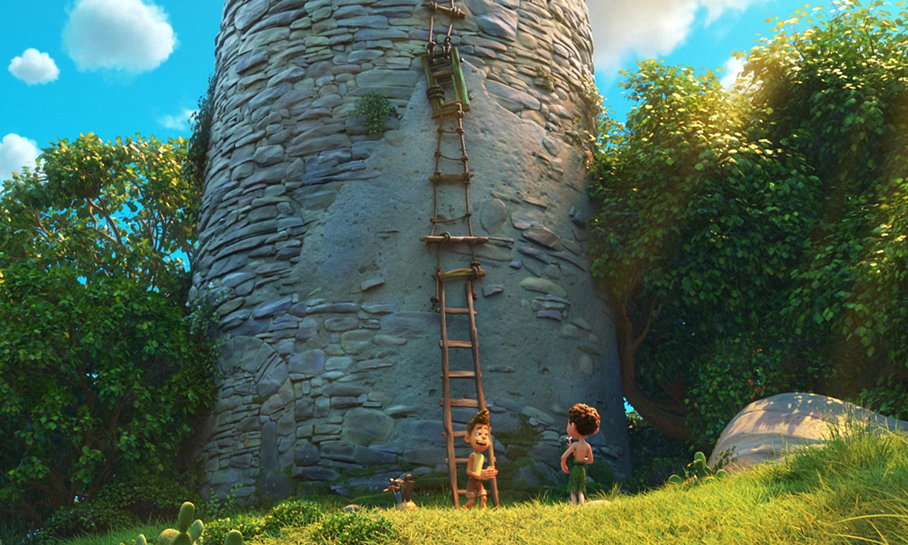 obrazek z bajki Luca Pixar Alberto spotkanie